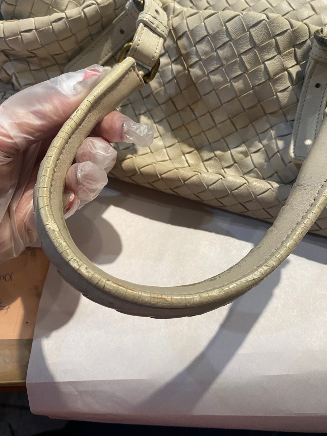 Bottega Veneta 邊膠重製前｜創盛皮革