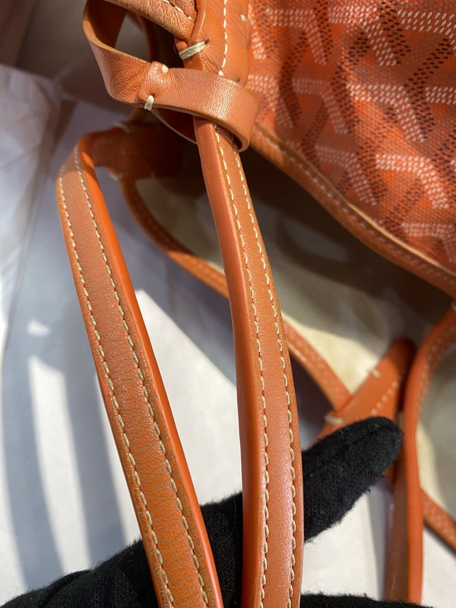 Goyard 背帶維修更換後｜創盛皮革